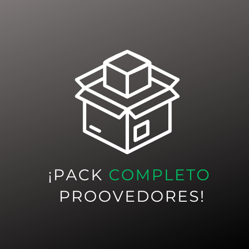 PACK COMPLETO PROVEEDORES